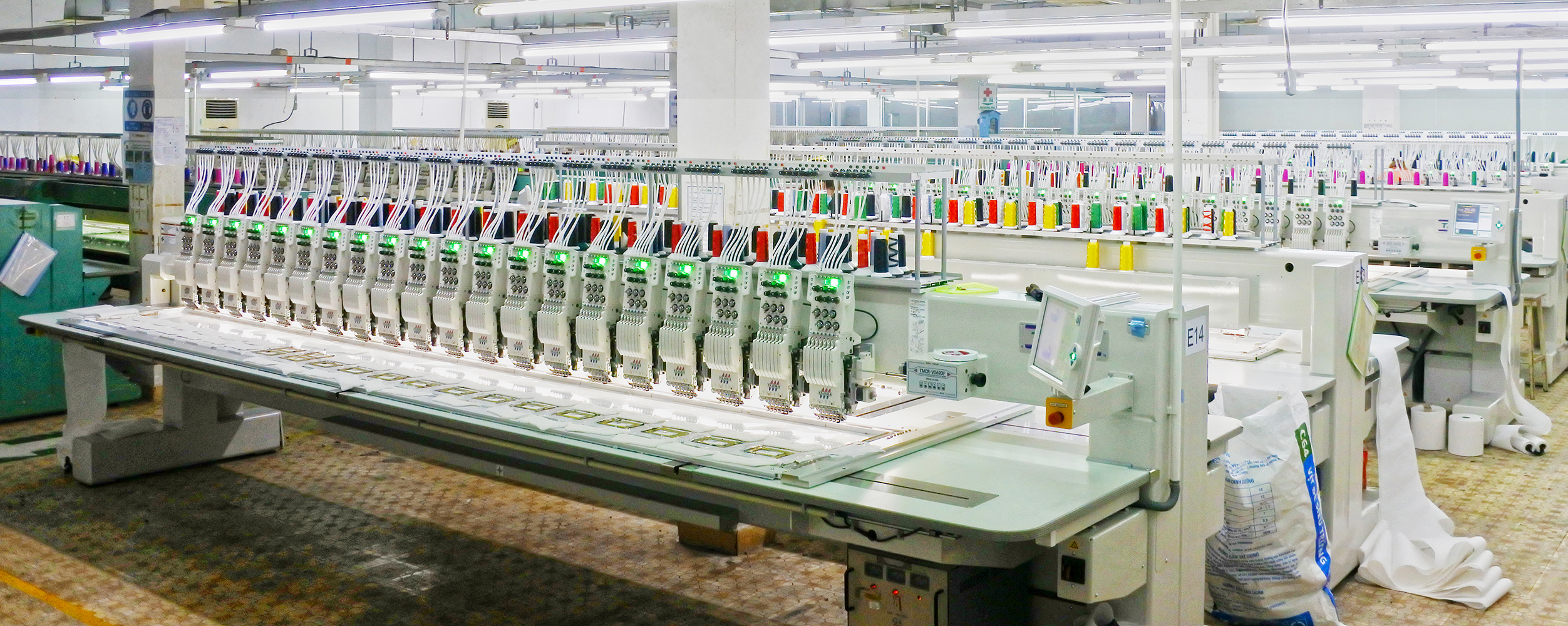 New type of Japan Tajima  embroidery machine